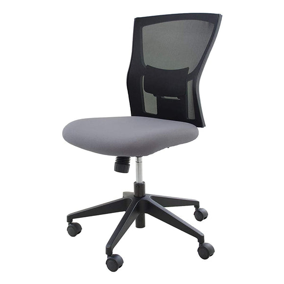 Itoki YL5-GRBL Salida Office Chair, Desk Chair, Mesh Chair, Armless, High Back, Gray