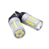 FCL. T20 LED BACK LAMP, Single, White, 2,500 LM, Road Transport Vehicle Act Compiliant, Non-Polarized, Long Life, 42 Chips, 12 V, For Cars, Left and Right Security