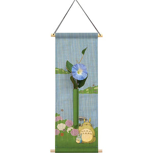 My Neighbor Totoro 10097 Tapestry, Single Wheel Insert, Wall Decoration, Wall Scroll, Inserts, Flowers, Entryway Decoration, Width 8.3 x Length 23.6 inches (21 x 60 cm), Spring, Summer, Rainy Season