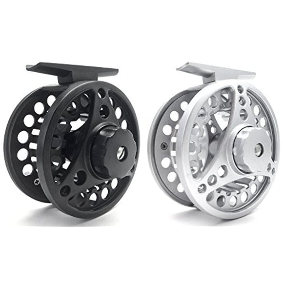 Umineko UM-01ALC Fly Reel, Large Arbor, Aluminum Alloy, Beginners, Management Fishing Field Model, Trout One Touch Spool Change System