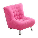 Urban Tsusho AZ-3166 Compact Sofa, Muffin, Pink, Space Saving, 1 Seater