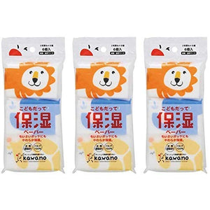 Kono Paper Kodomo Moisturizing Paper 6P x 3 Sets Pocket Tissue