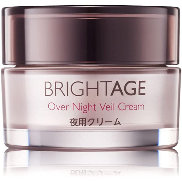 BrightAge Over Night Veil Cream Night Cream Pack, 1.1 oz (30 g)