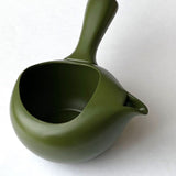 Tokoname Yaki Chamiru Teapot Without Lid, Green, 13.5 fl oz (400 cc)