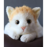 Realistic Cat Plush Toy, Made in Japan, 22.8 inches (58 cm), Tiger Brown, L Eyebrow, Real Cat