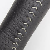 REAL (Real) Steering [Isis (Series 10: Late)] Black All Leather Silver Stitch E160-LPB-SL-ISI