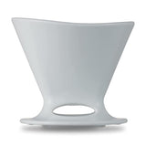 Melitta PF-WH Coffee Dripper, For 2 to 4 Cups, Premium Filter, 1 x 2, Includes Saucer and Measuring Spoon, Made in Japan, Hasami Ware