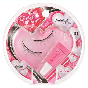 spring heart eyelash natural