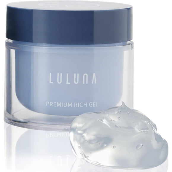 LULUNA Premium Rich Gel (Gel Cream / 80g for about 2 months) Moisture Balance Moisturizing Care (High Moisturizing/Dry/Rough Skin) Skin Care Aging Care All-in-one Gel Dry Skin Sensitive Skin