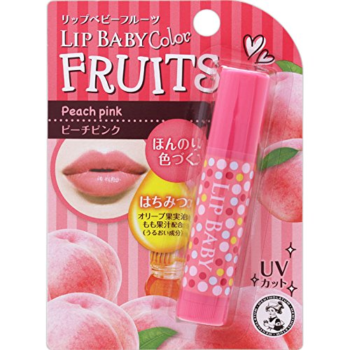 Mentholatum lip baby fruit peach pink 4.5g