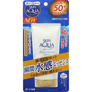 SKIN AQUA Sunscreen Super Moisture Essence (Essence) Contains 4 types of moisturizing ingredients Uses light durability technology (SPF50+ PA++++) 80g * Super waterproof