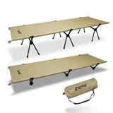 Camp Bed Camping Cot Cot Camp Outdoor Bed Tent Bed (Coyote)