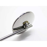 MOTOR ROCK MR-HC058P JCMA Mirror, Diameter 3.9 inches (100 mm), Polished 1.0 oz (Brass Tag/Brass Rivet)