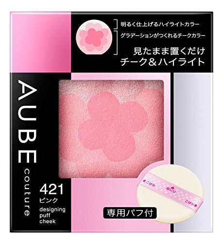 Sofina Orb Designing Puff Cheek 421 Pink