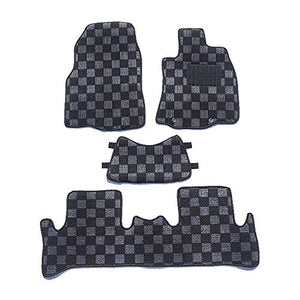 3R-2HAH-7koy 3R-2hah-7koy Car Floor Mat for Nissan Cube Z12 November 200-ONLY CHECK BLACK