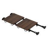 Takeda Corporation C0-TR128BK Tension Rod, Telescopic Shelf, Showing Storage, BlackWalnut, 29.5 - 50.4 x 13.4 x 2.0 inches (75 - 128 x 34 x 5 cm), Tension Design Rack