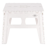Fuji Trading Folding Table Outdoor Compact Width 48cm Height 37cm White Load Capacity 50kg Carrying 86084
