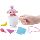 Hugmin, Small Monkey that Fits in your Hand, Good Friend Room Set (Sparkling Rose)