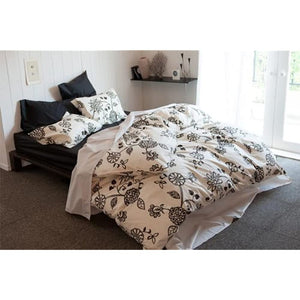 Fab the Home FH124104-180 Charcoal Queen (210x210cm) Comforter Cover