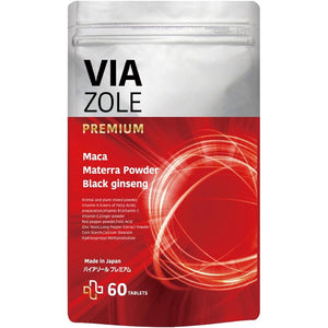 VIAZOLE PREMIUM [60 tablets] Maca (20 times concentrated) Jointly developed by a doctor and a pharmaceutical manufacturer Arginine Citrulline Zinc Iron Black Ginseng 1 month supply