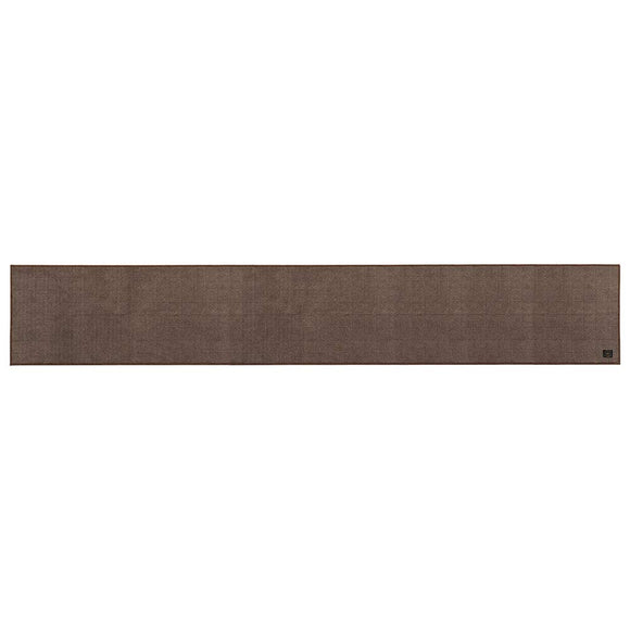 Senko B.Collection 36221 Herringbone N Kitchen Mat, 118.1 inches (300 cm), Brown, Approx. 19.7 x 118.1 inches (50 x 300 cm), Antibacterial, Odor Resistant, Compatible with Floor Heating, Made in Japan