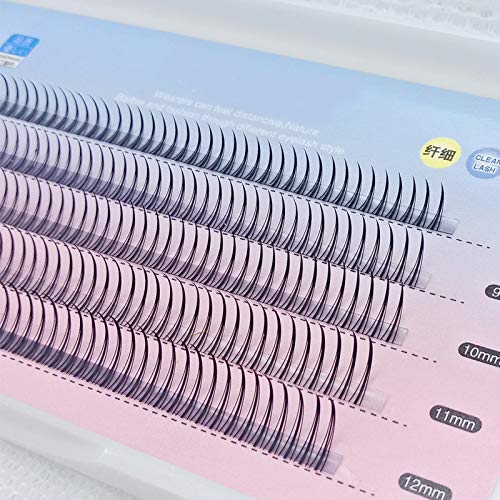 9/10/11/12mm 5 Different Length Shapes in One Tray Individual Eyelashes Natural Long False Eyelashes Extension Grafted Eyelashes Handmade Mink Grafted Eyelashes