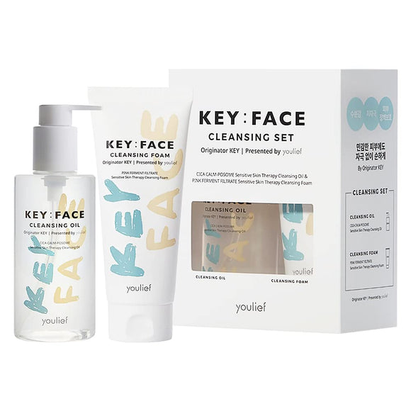 Key: Face key face cleansing set (cleansing form & cleansing oil)