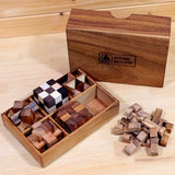 Rocks Motion, Wood Puzzle (ROKKUSUMO-SYON / UDDOPAZURUSETTO / 6 + 1)