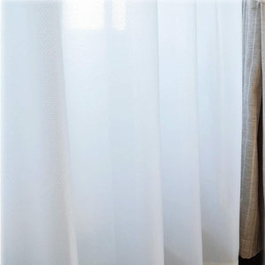 Made In Japan Heat Shield Thermal Insulation, Opaque, UV cut, Flame Energy Saving "saracool" Mirror Lace Curtain (Solid Plain) 200 cm Wide x 243 cm Length (1 Pieces) 22117