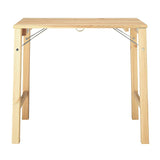 Muji 18499441 Pine Table, Foldable, Width 31.5 x Depth 19.7 x Height 27.6 inches (80 x 50 x 70 cm)