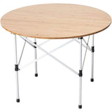 Snow Peak REBORN Products LV-242 Low Table Round Bamboo