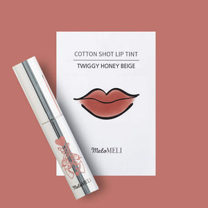 meloMELI cotton shot lip tint 301 lipstick twiggy beige 3g