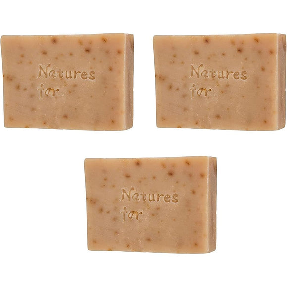 [Facial Cleansing Soap] Nature's For Herbal Clear Soap Organic Solid Pores Blackhead Sensitive Skin Additive-Free Domestic Neo Natural 95g 3 pieces