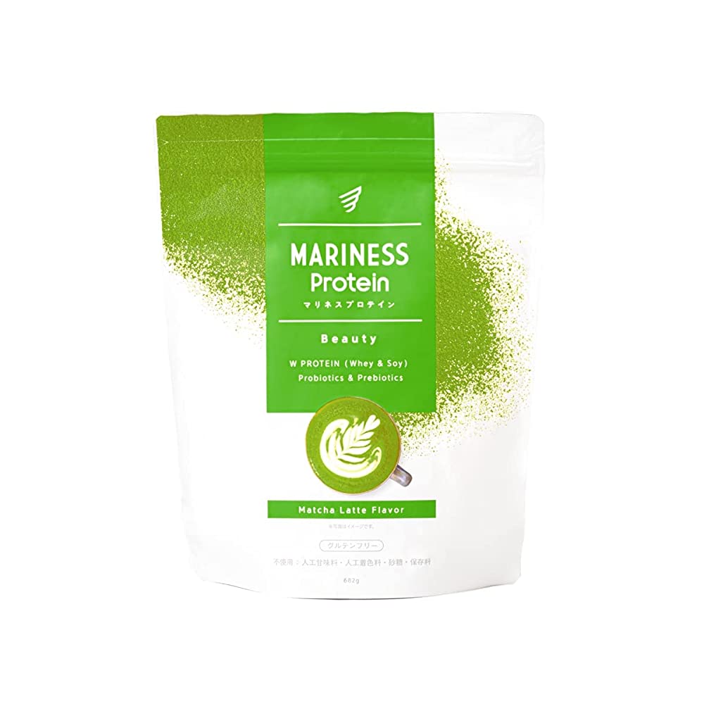 MARINESS Marines Protein 31 Matcha Latte Women's Home Training Diet Soy Whey