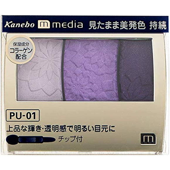 Kanebo Media Grade Color Eyeshadow Color: PU-01