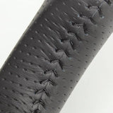 REAL (Real) Steering [Prius (50 series)/Prius PHV (50 series)/Mirai] Original series All leather Black stitch 50-LPB-BK