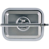 Shinsei Bussan Road View Miller (square plane) round bar type [Plating/gray 180 × 140] FB-18C-G