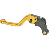 Accossato (Acosat) CNC Clutch Lever V004 Main Complete: MT-09 Tracer/MT-10/GSX-R1000 (09-16)/RSV4 Short (League Finger) Gold ESV004.s.gl