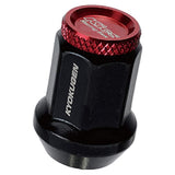 KYO-EI HP16KR EXTREME PENETRATION Nut with Aluminum Cap, M12XP1.5, 16p, Red, Pack of 16
