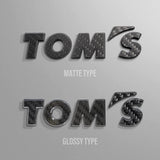 TOMS 08233-TS005 TOM'S EMBLEM DRY CARBON MATTE TYPE