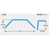 POSH 043063-BK Motorcycle Accessories Bar Handle, W1 Bar, 2011-2016, Not for 2020 Models, Black Plated Steel