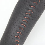 REAL (Real) Steering [Crown (200 series)] Alver Blackwood Brown Stitch H20-GDW-BR