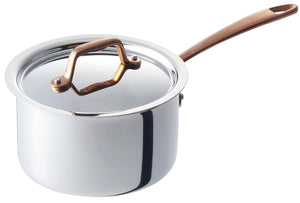 Vita Craft 3951 Induction Compatible, Single Handle Pot, 4.7 inches (12 cm), Rose Gold, Dear