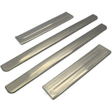 SPEED GARAGE Nissan Leaf ZE1 Series exclusive scuff plate Side Sil plate Dore Syl plate Entrance Mall Silver for Nissan Leaf Interior interior interior interior dress -up custom parts