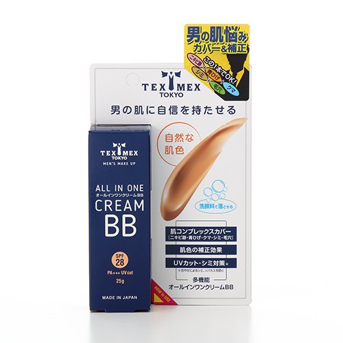 Tex-Mex All-in-One Cream BB 25g (Foundation) [Sunscreen, acne scars, blue beard cover]