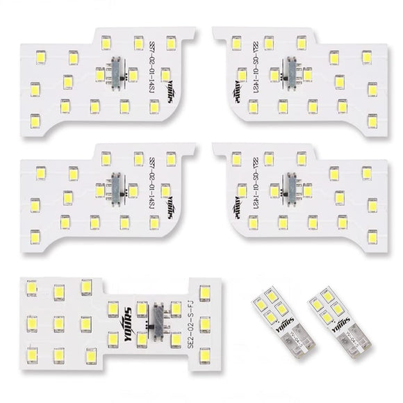 YOURS T33 Series X-Trail Dedicated LED Room Lamp Set, Front Center, Rear Vanity, Dimmer Adjustment Function, Dedicated Tool Included, White, X-TRAIL Custom Parts, Accessories, Dress Up, Nissan Nissan Nissan Y408-008 [2] M