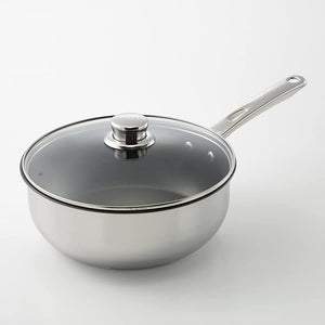 Meyer Maxim MXS-CP24F Deep Pan with Lid, 9.4 inches (24 cm), Authentic Japanese Product