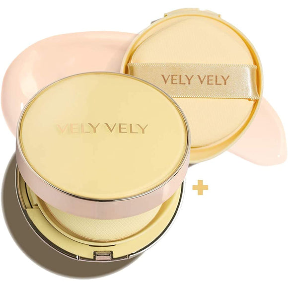 [IMVELY Official Website] VELY VELY Honey Glossy Skin Cushion Foundation [Single Item + Refill Included] (No. 13)