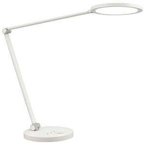 Ohm Electric ODS-LDC6K-W 06-1850 OHM LED Desk Light, Dimmable, Toning, Timer Function, Desk Stand, Desk Lamp, White