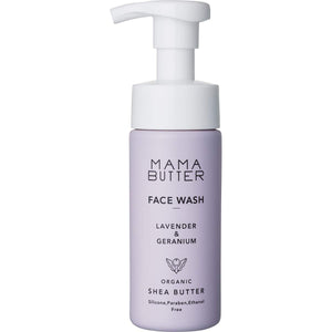 MAMA BUTTER Additive-Free Face Wash Foam Face Wash [Blackheads Square Plug] Lavender & Geranium 150ml Lavender & Geranium 150ml